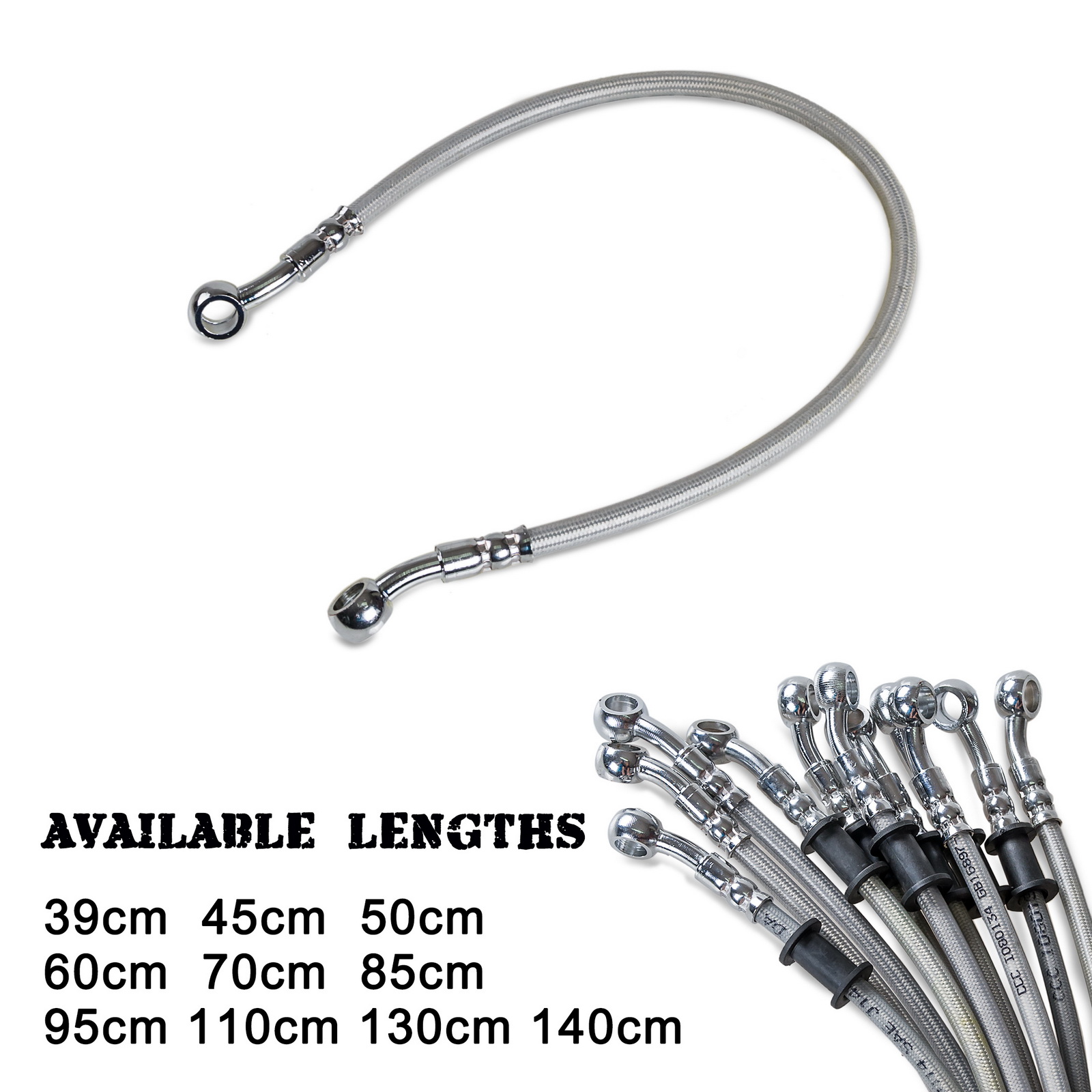Brake Line Motorcycle - 39cm-140cm motosiklet fren yağı hortumu fren