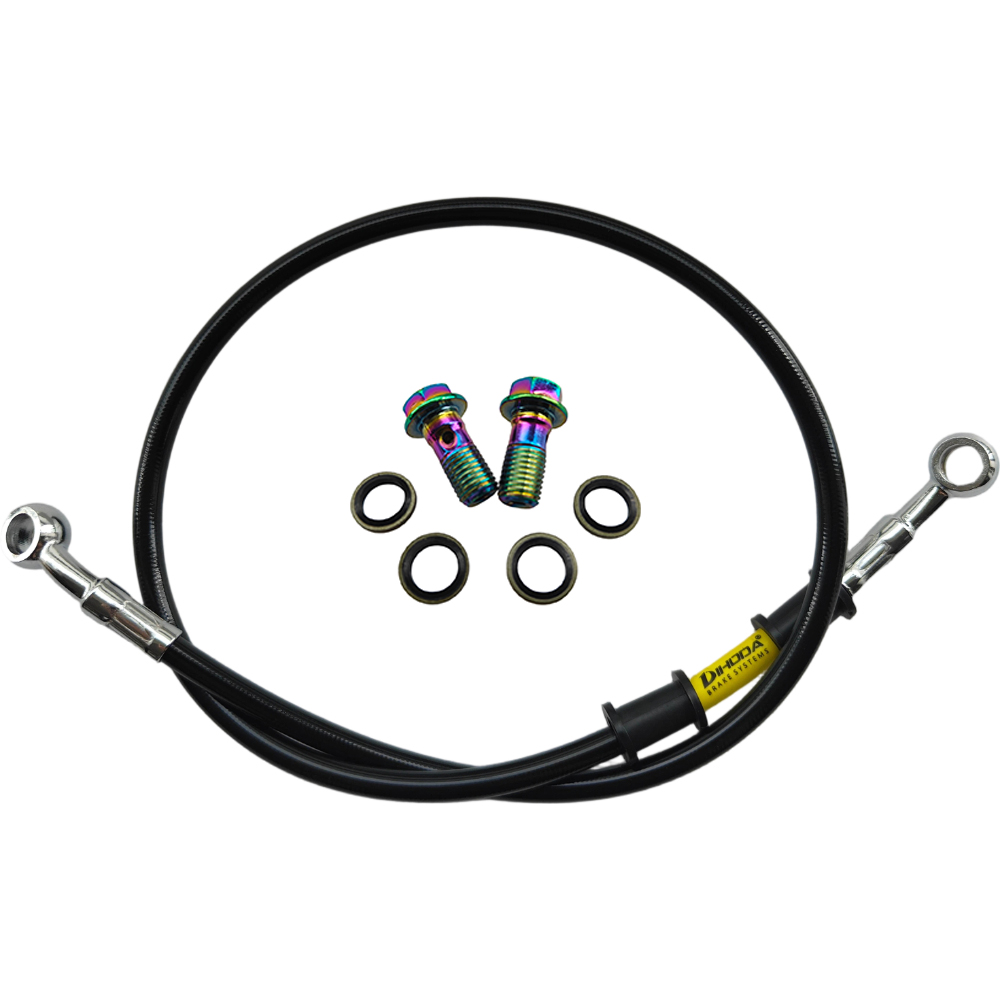 28 ° -28 °   Siyah Örgülü Pasl - Brake Line Motorcycle incelemesi ve fiyatı