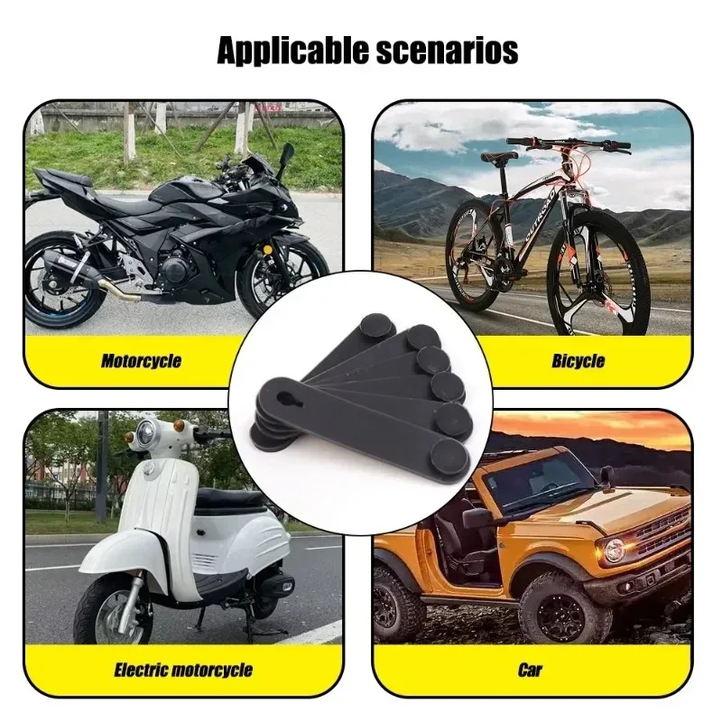 1-20 adet motosiklet kauçuk çe - Brake Line Motorcycle incelemesi ve fiyatı